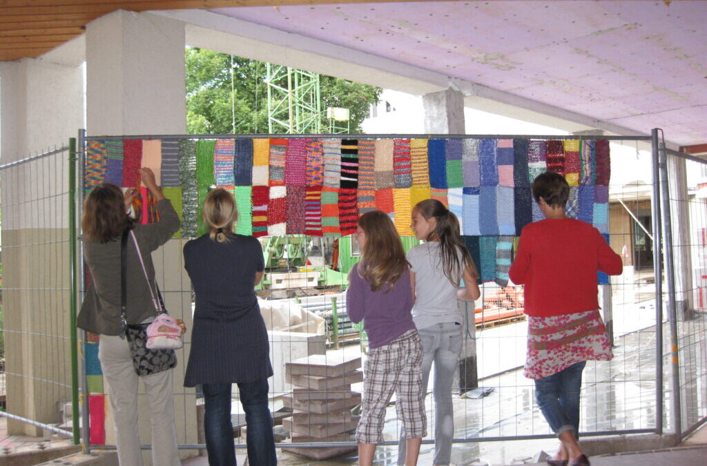 Kunstaktion an der Silcherschule Weinstadt